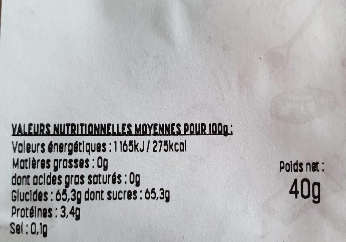Réauté Meringues saveur fraise packshot