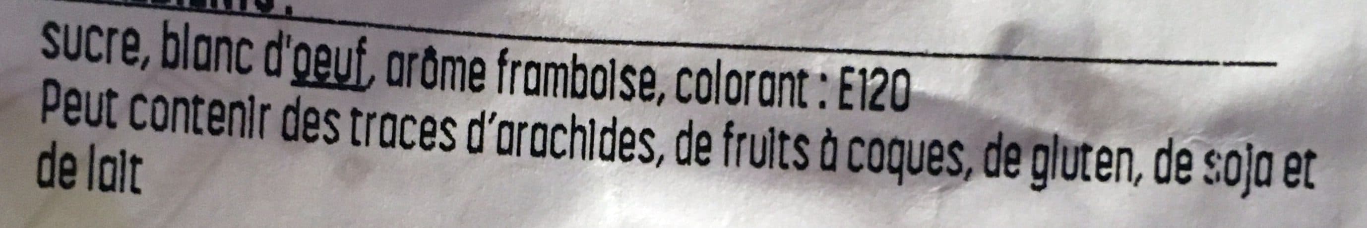 Réauté Meringues Saveur Framboise packshot