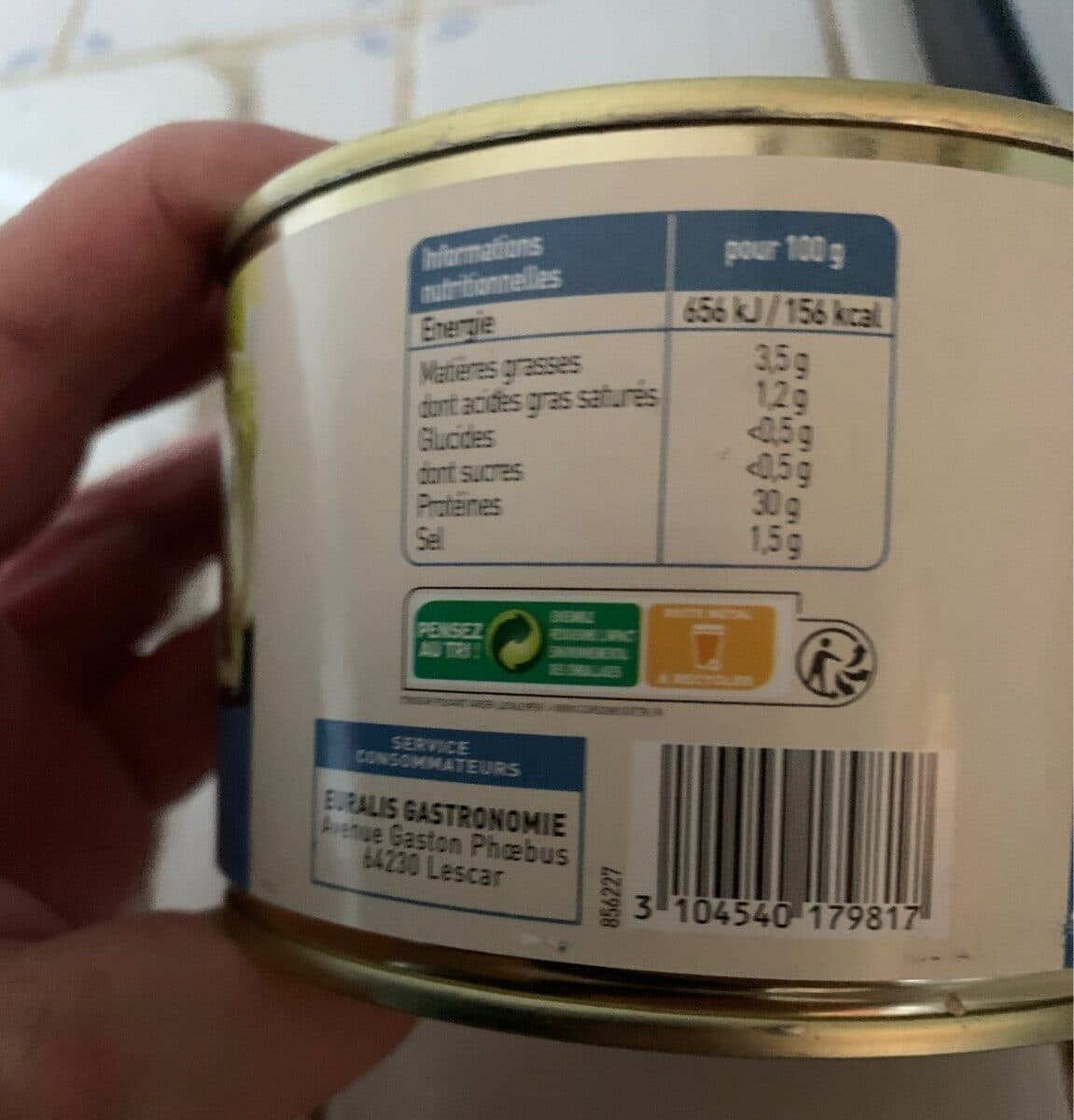 Leader Price Gésiers De Canard Confits packshot