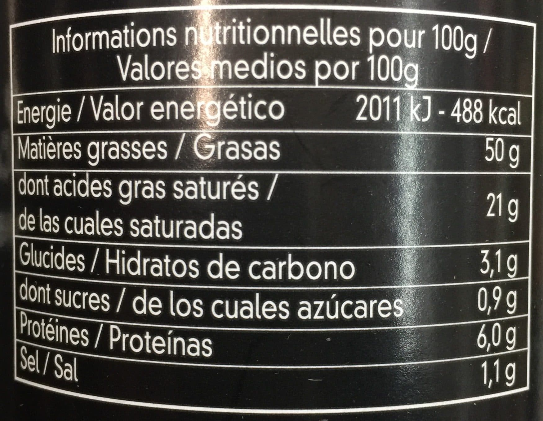 Diamant Noir Bloc de Foie Gras de Canard avec Morceaux packshot