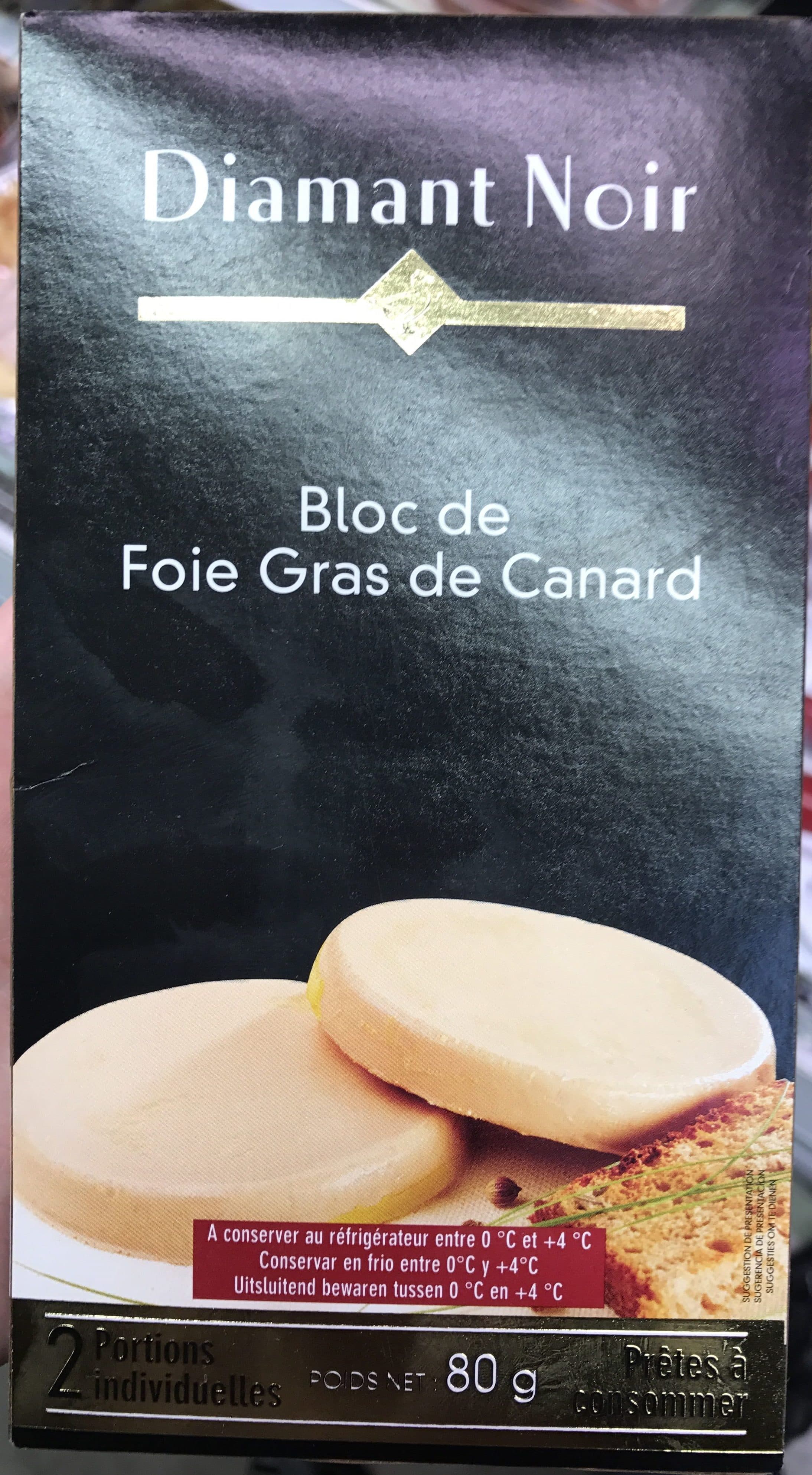Diamant noir Bloc de Foie Gras de Canard packshot