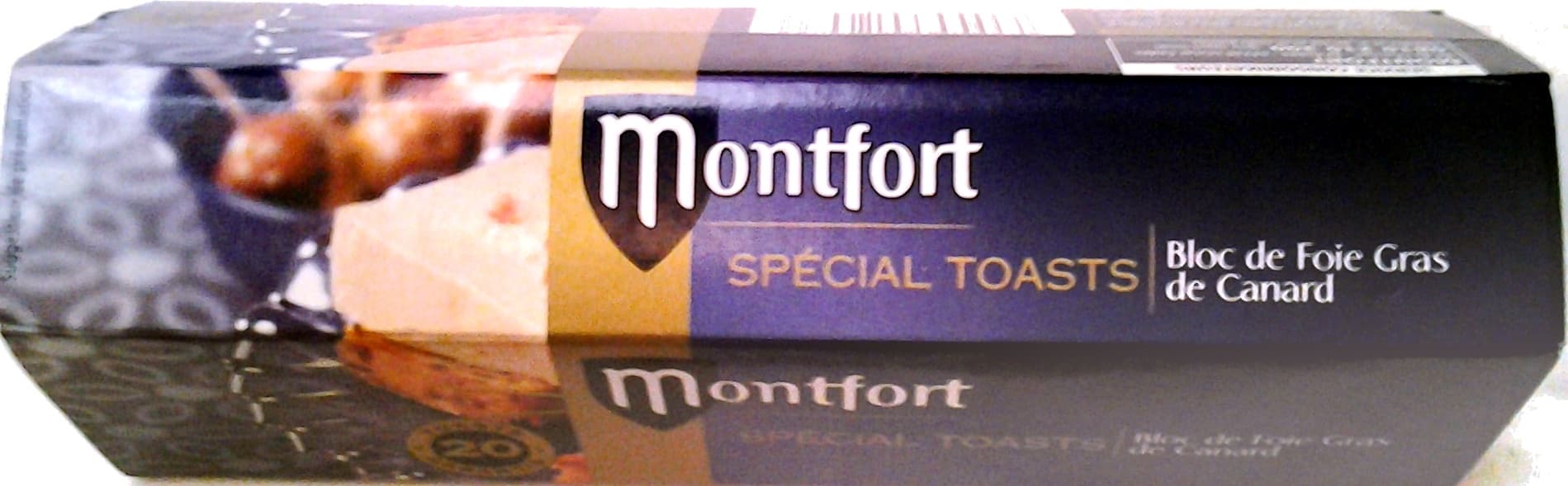 Monfort Bloc Foie gras Spécial Tosats packshot