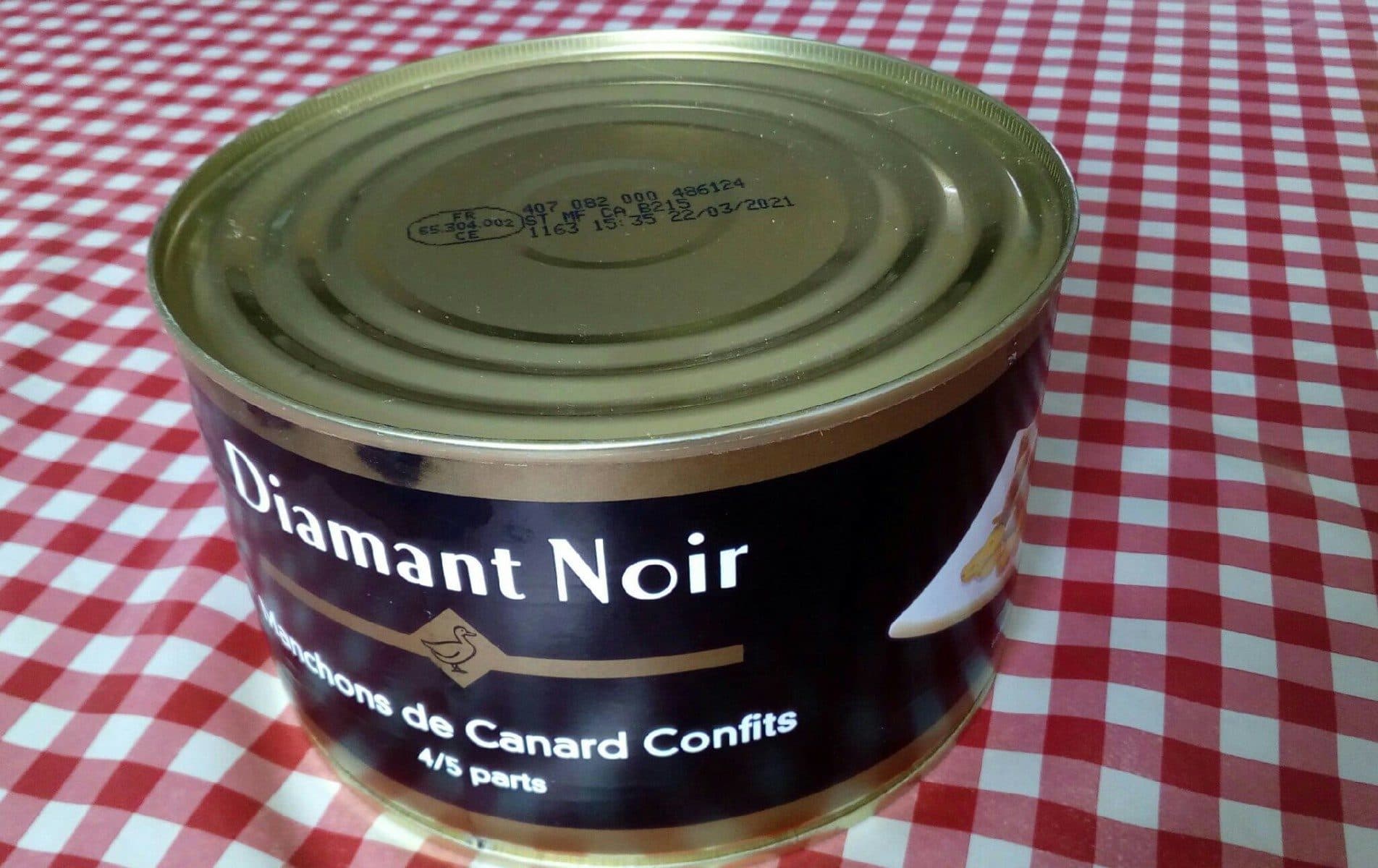 Diamant Noir Manchons de canard confits packshot