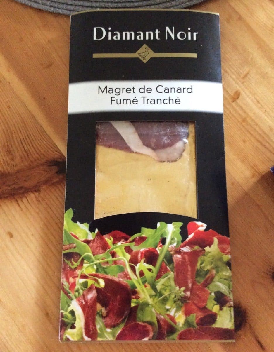 Diamant Noir Magret de canard fumé tranché packshot