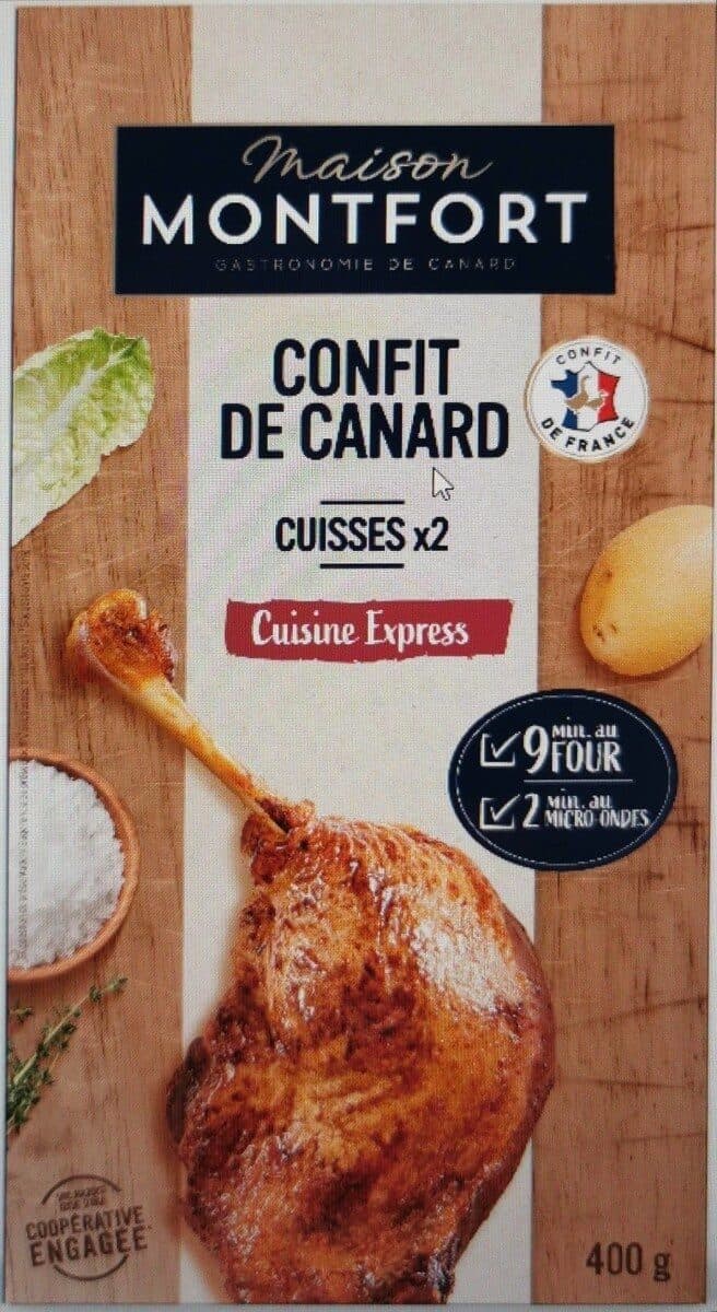 Maison Montfort Confit de canard, cuisse x2 packshot