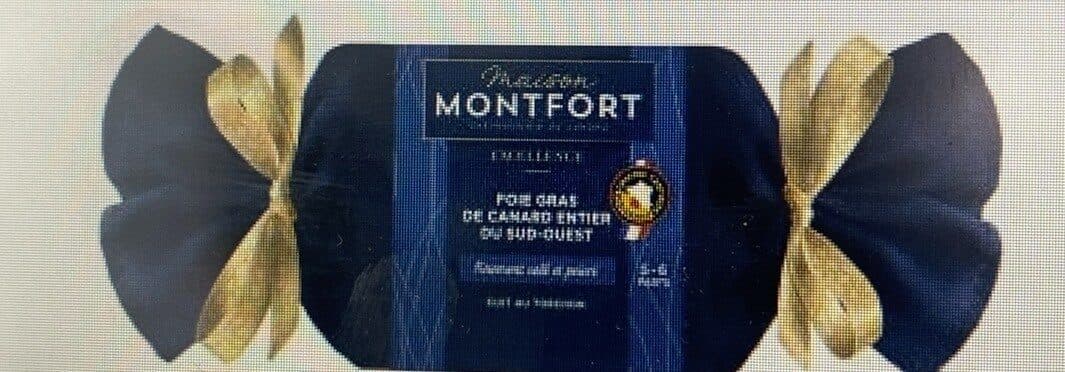 Maison Montfort Foie gras de canard du Sud-Ouest cuit au torchon Excellence IGP packshot