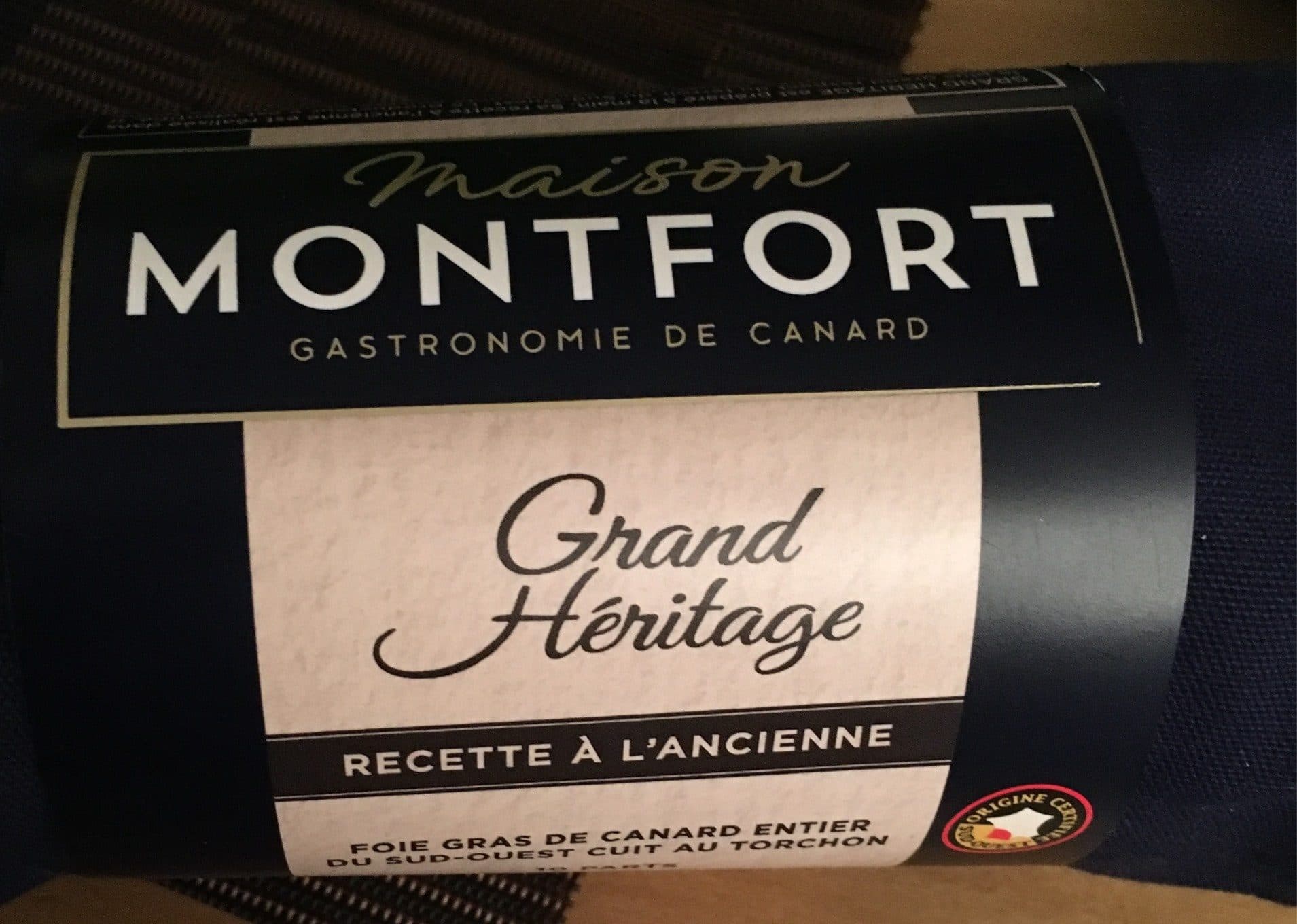 Maison Montfort Foie gras de cart entier du sud-ouest cuit au torhon packshot