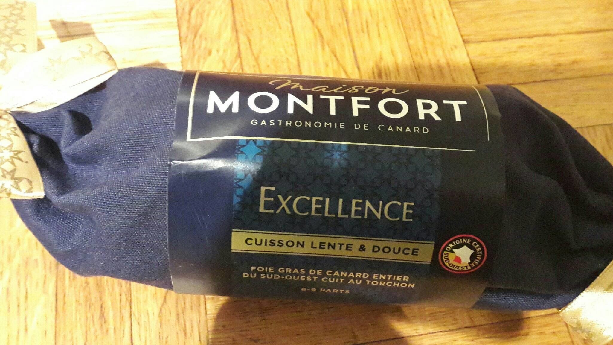 MAISON MONTFORT Excellence - Foie gras de canard entier du Sud-Ouest cuit au torchon packshot