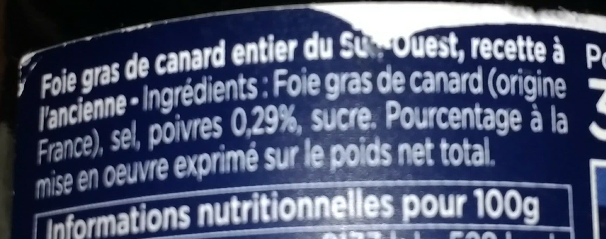 Montfort foie gras de canard entier du Sud-Ouest packshot