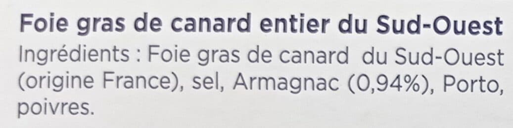 Maison Montfort Foie gras de canard entier du sud ouest packshot