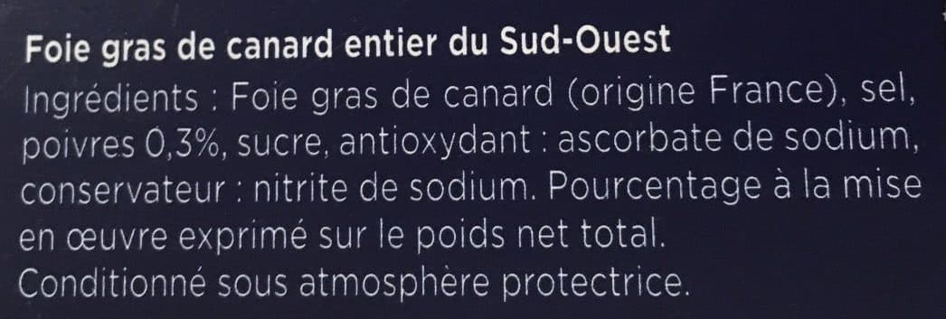 Maison Montfort Foie gras de canard entier du Sud-Ouest packshot