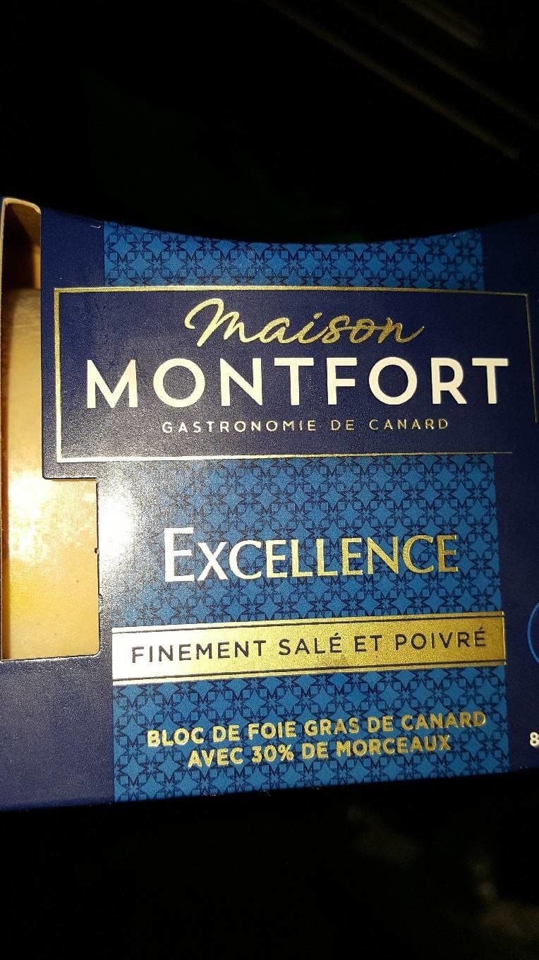 Montfort Bloc de foie gras de canard packshot