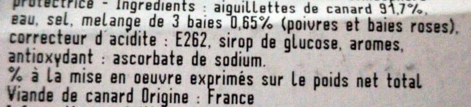 Maison Montfort Aiguillettes de canard Marinées aux 3 baies packshot