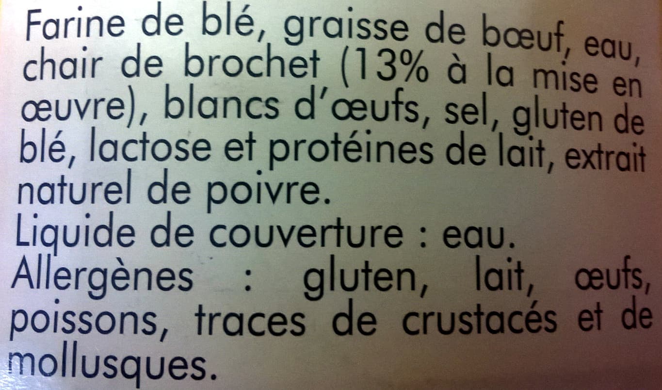 Julien Mack Quenelles de brochet au naturel packshot