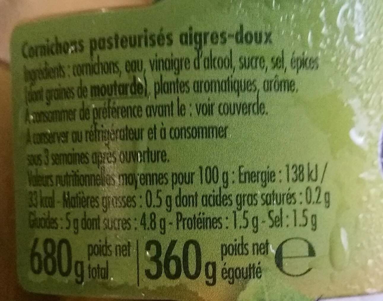 Kühne Cornichons aigres-doux Petits Croquants packshot