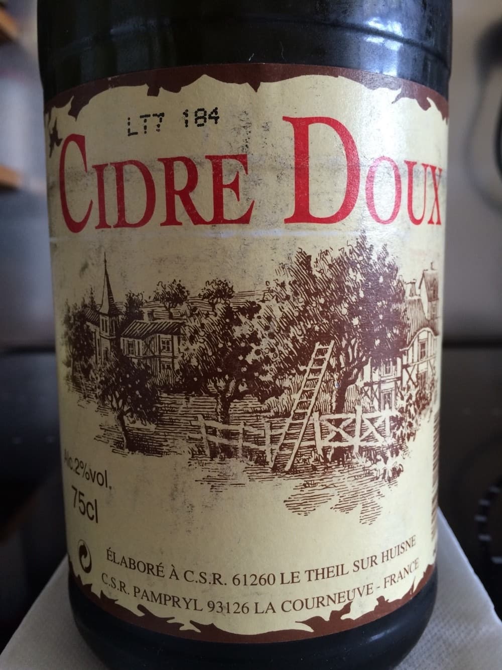Open Food Facts Cidre doux packshot