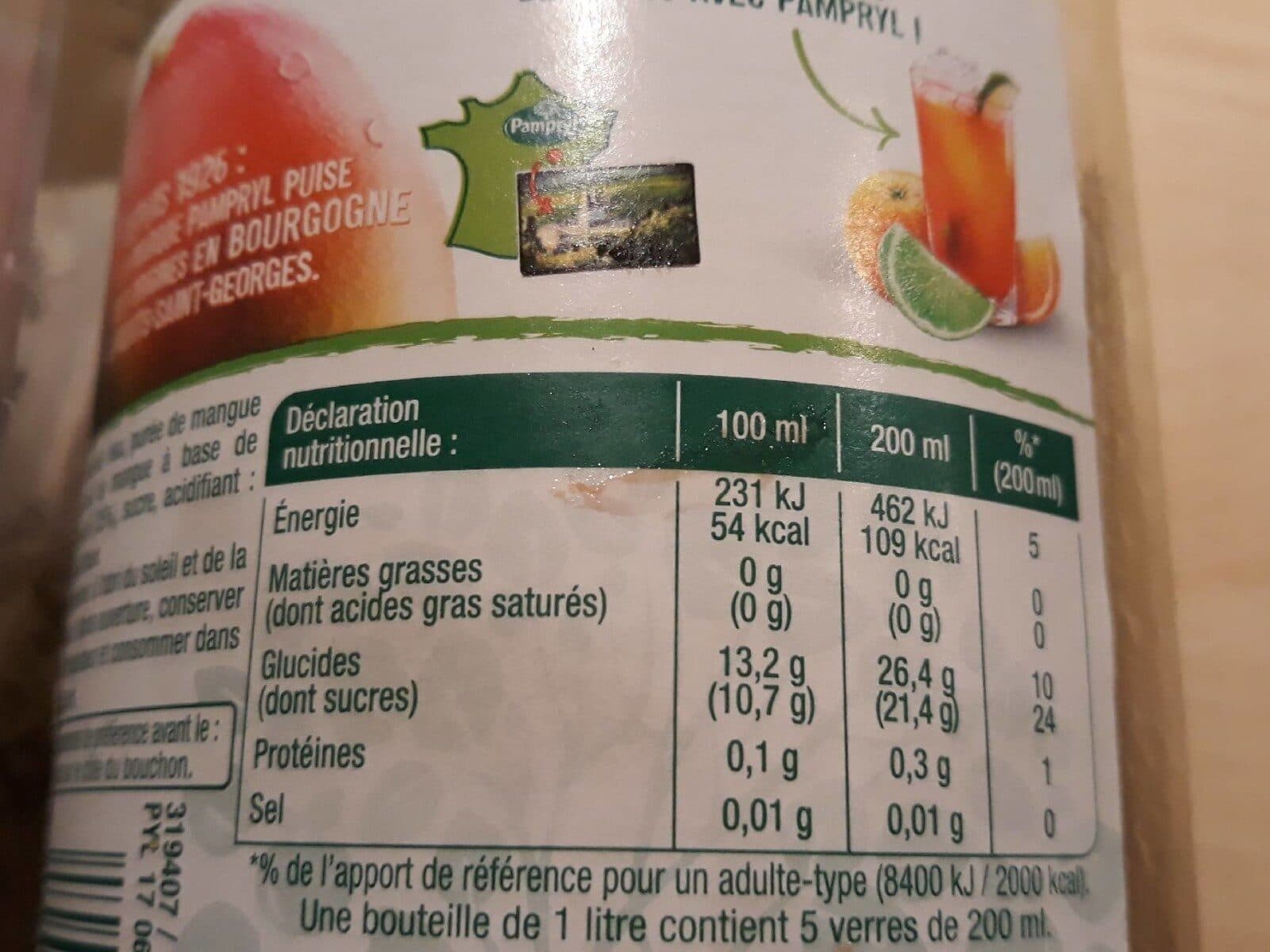 Pampryl Nectar de Mangue packshot