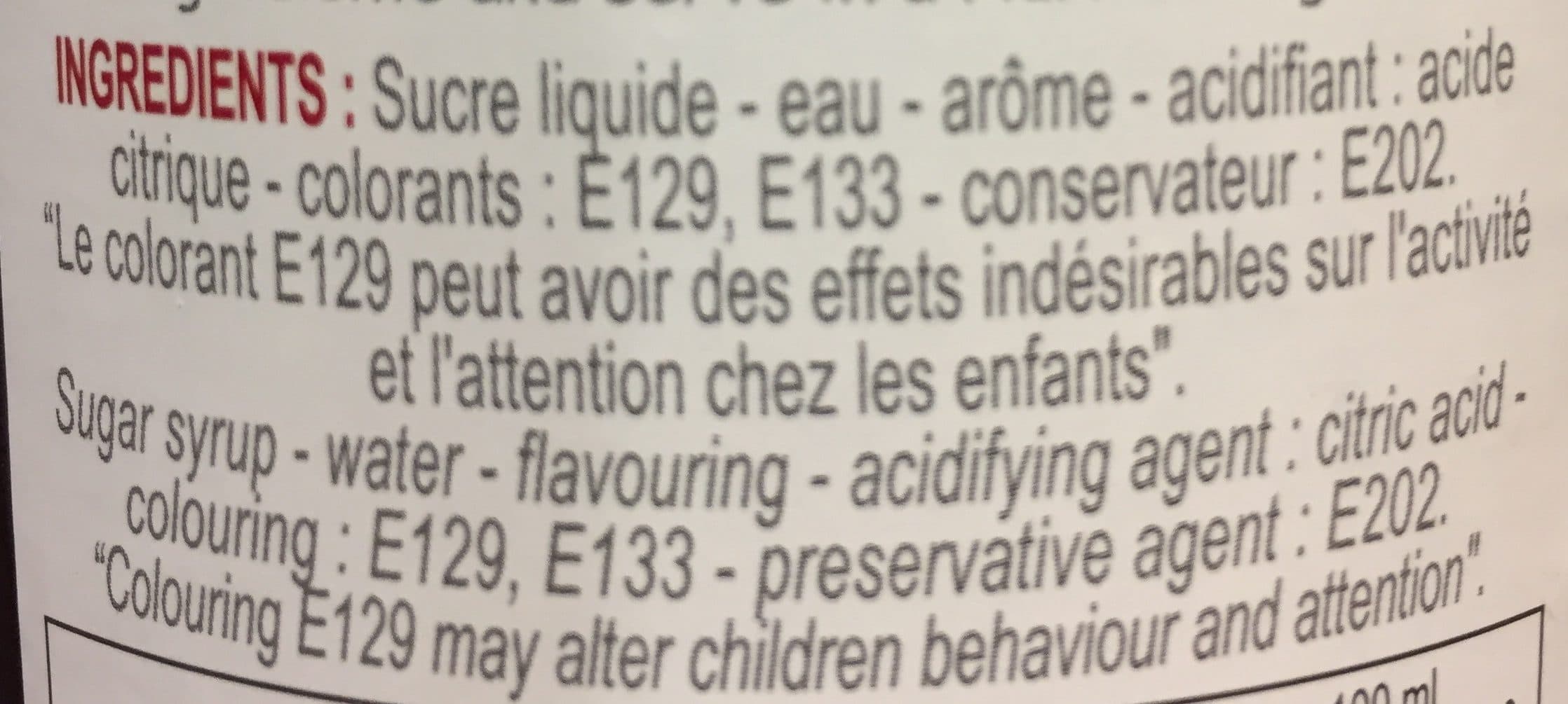 Vedrenne Sirop Grenadine Védrenne 1 l, 1 Bouteille packshot