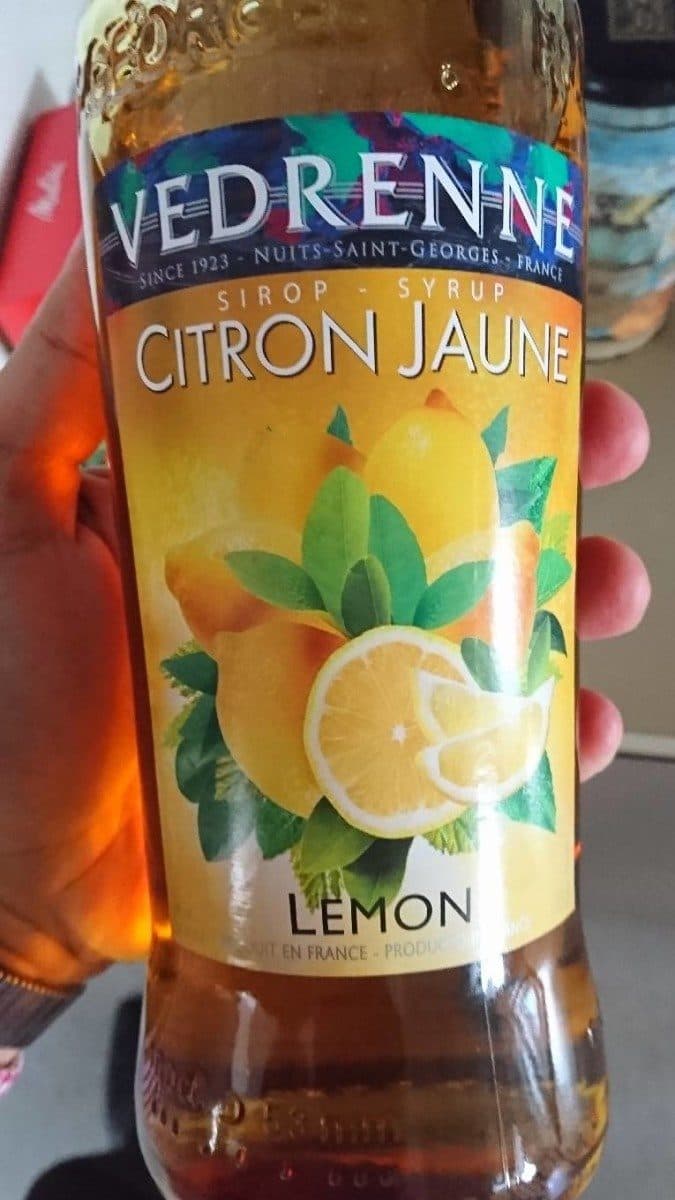 Open Food Facts Sirop de citron jaune packshot
