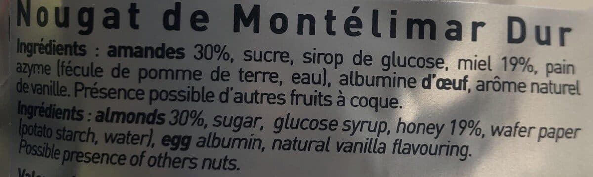 Open Food Facts Nougat de Montélimar packshot