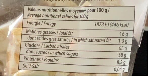 Open Food Facts Nougat de Montélimar tendre packshot