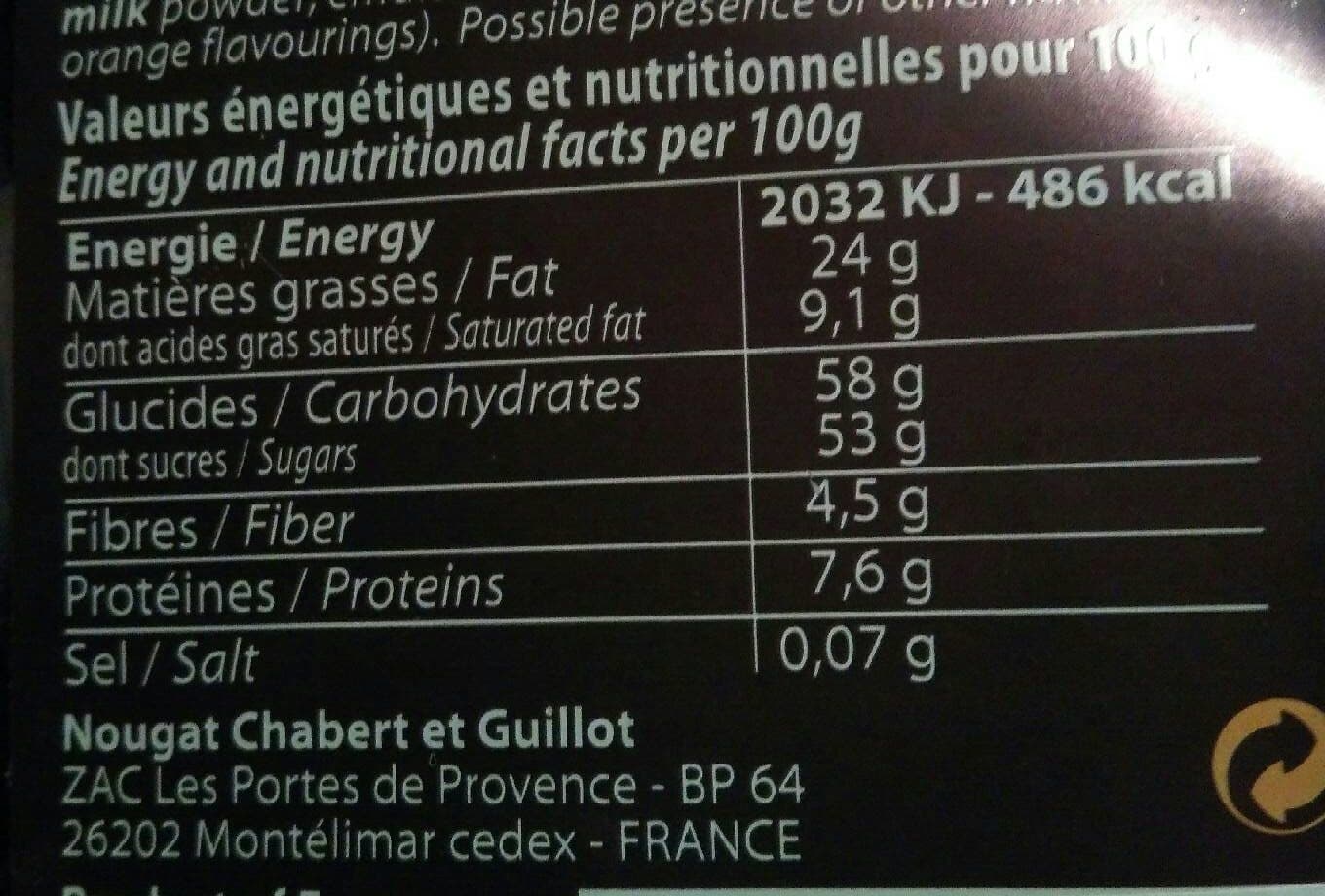 Chabert et Guillot Nougat de Montélimar packshot