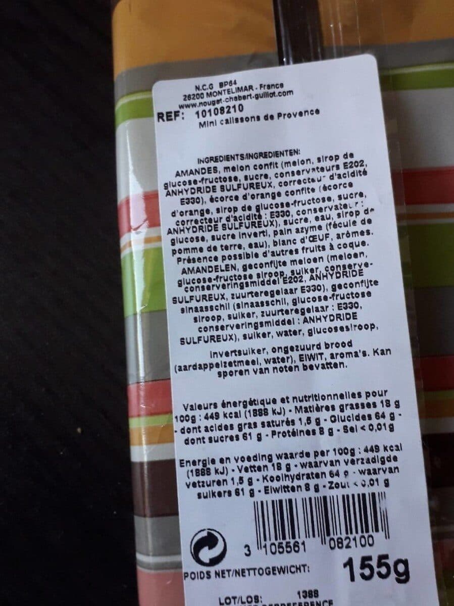 Chabert & Guillot Mini-calissons 155g packshot