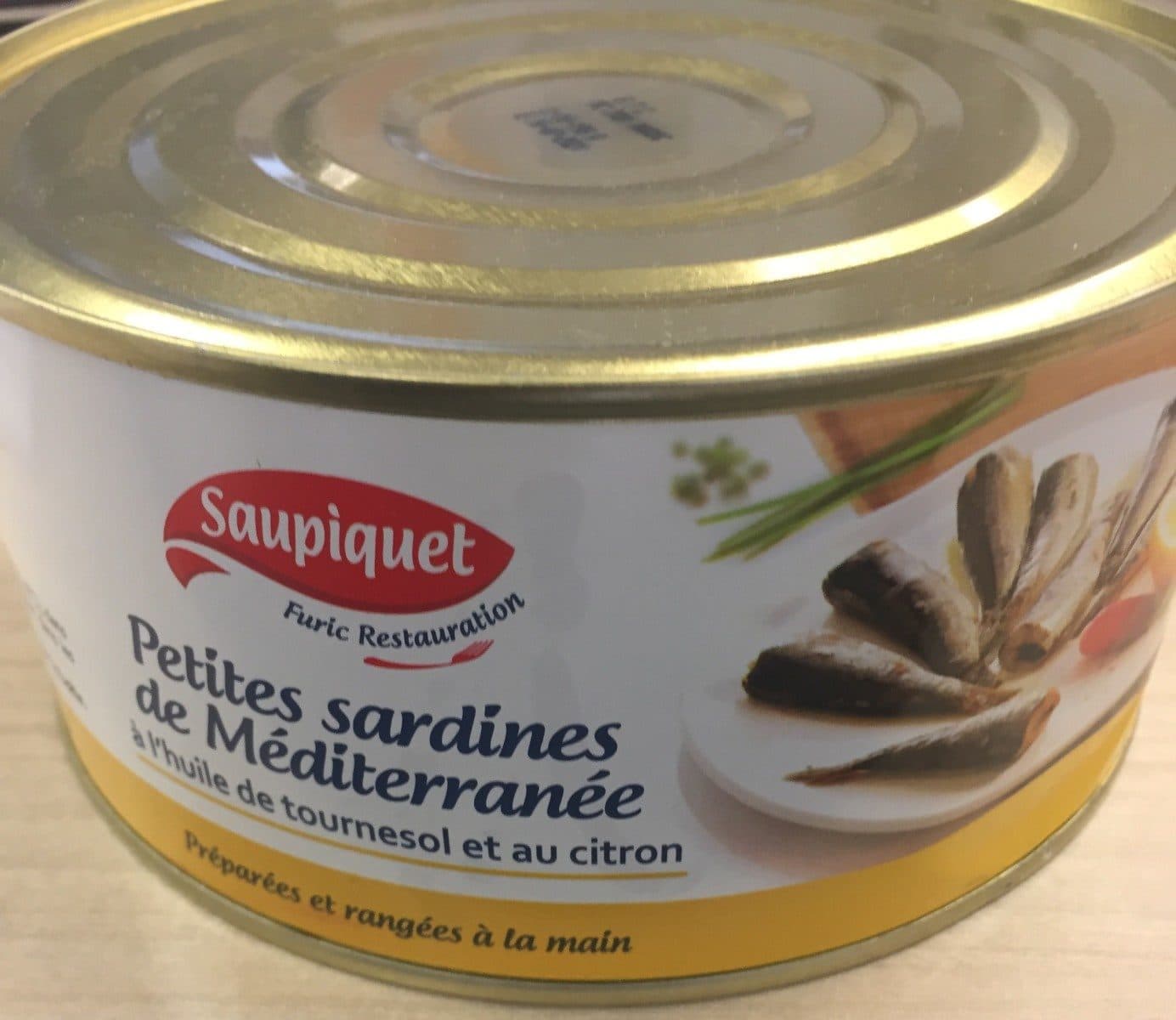 Furic Restauration Petites Sardines de Méditerranée à l'Huile de Tournesol et au Citron packshot
