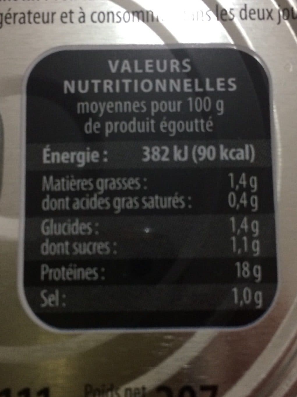 Connetable Noix de St Jacques au Naturel packshot