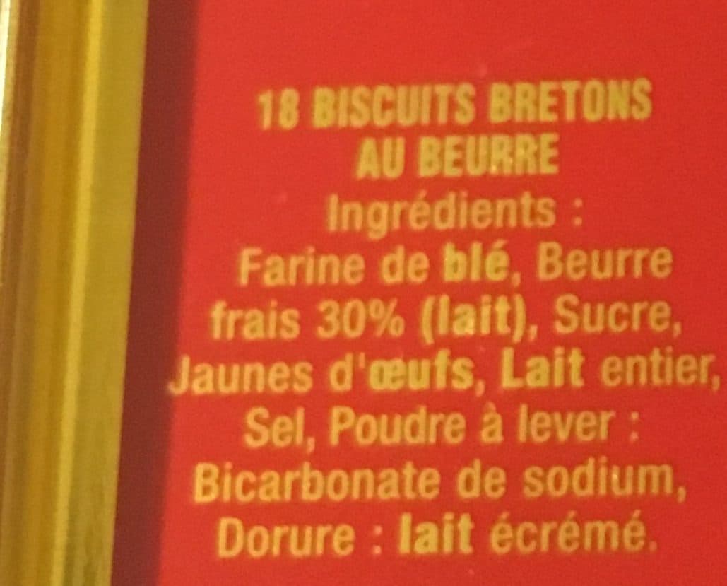 Traou mad de pont aven Sablé de Bretagne packshot