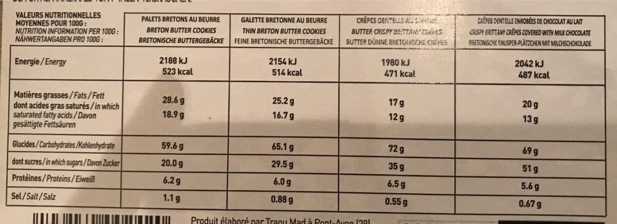 Open Food Facts ronde bretonne packshot