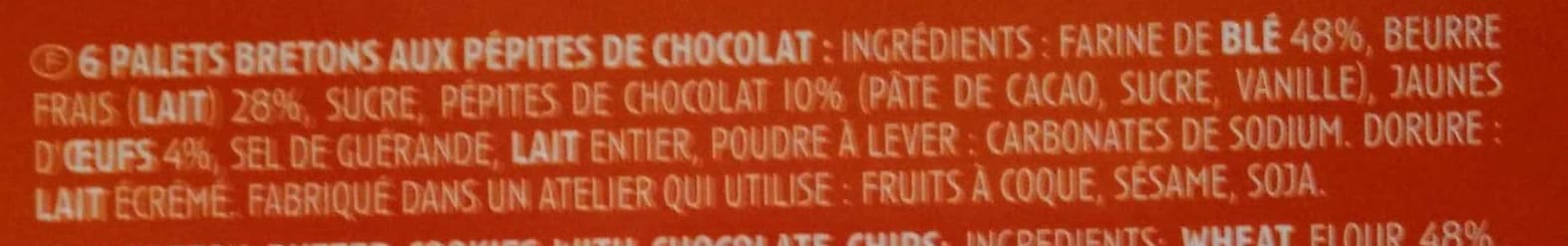 Traou-Mad de Pont-Aven Palets de Pont-Aven au chocolat packshot