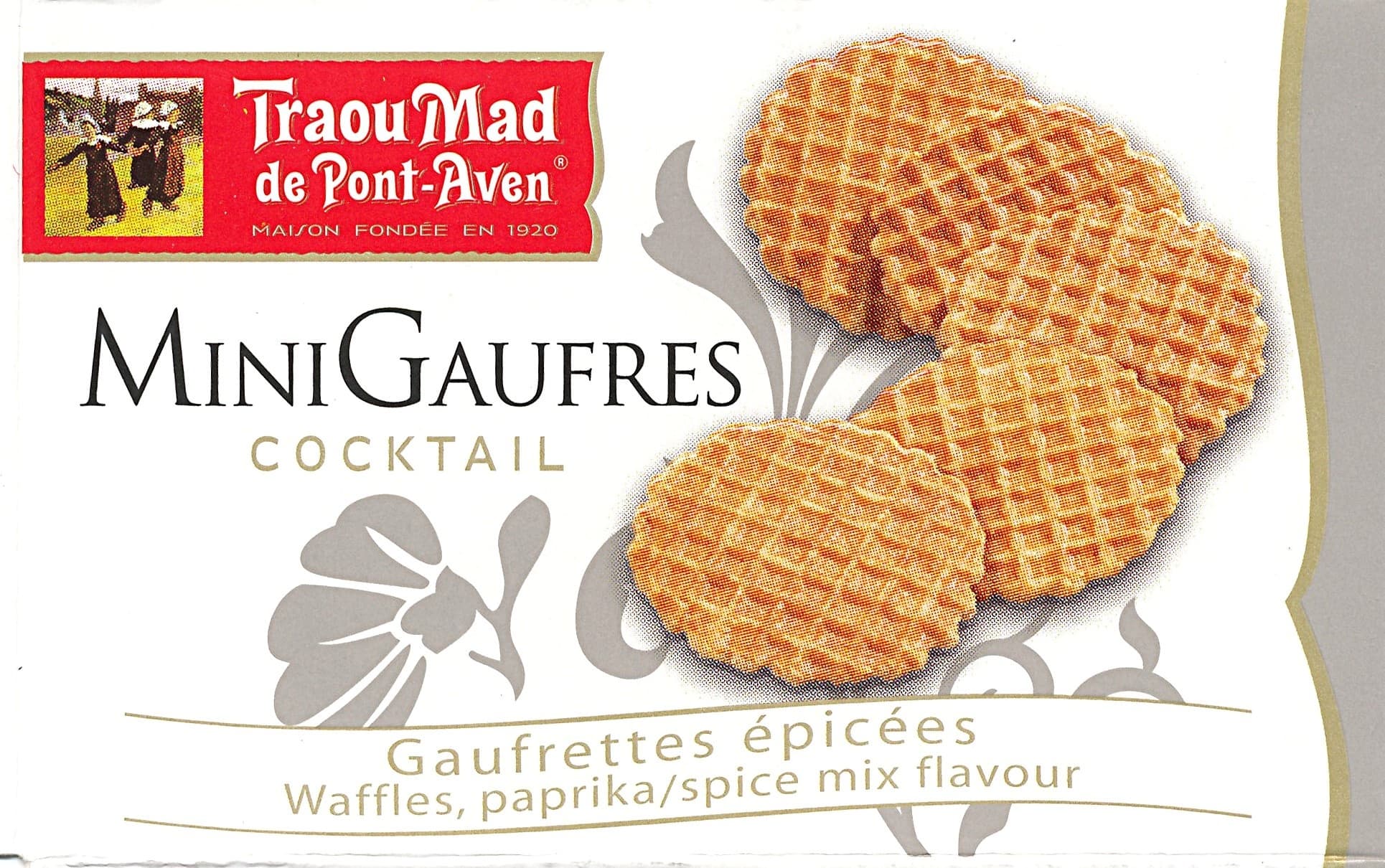 Traou Mad Mini Gaufres - Gaufrettes épicées pour l'apéritif packshot