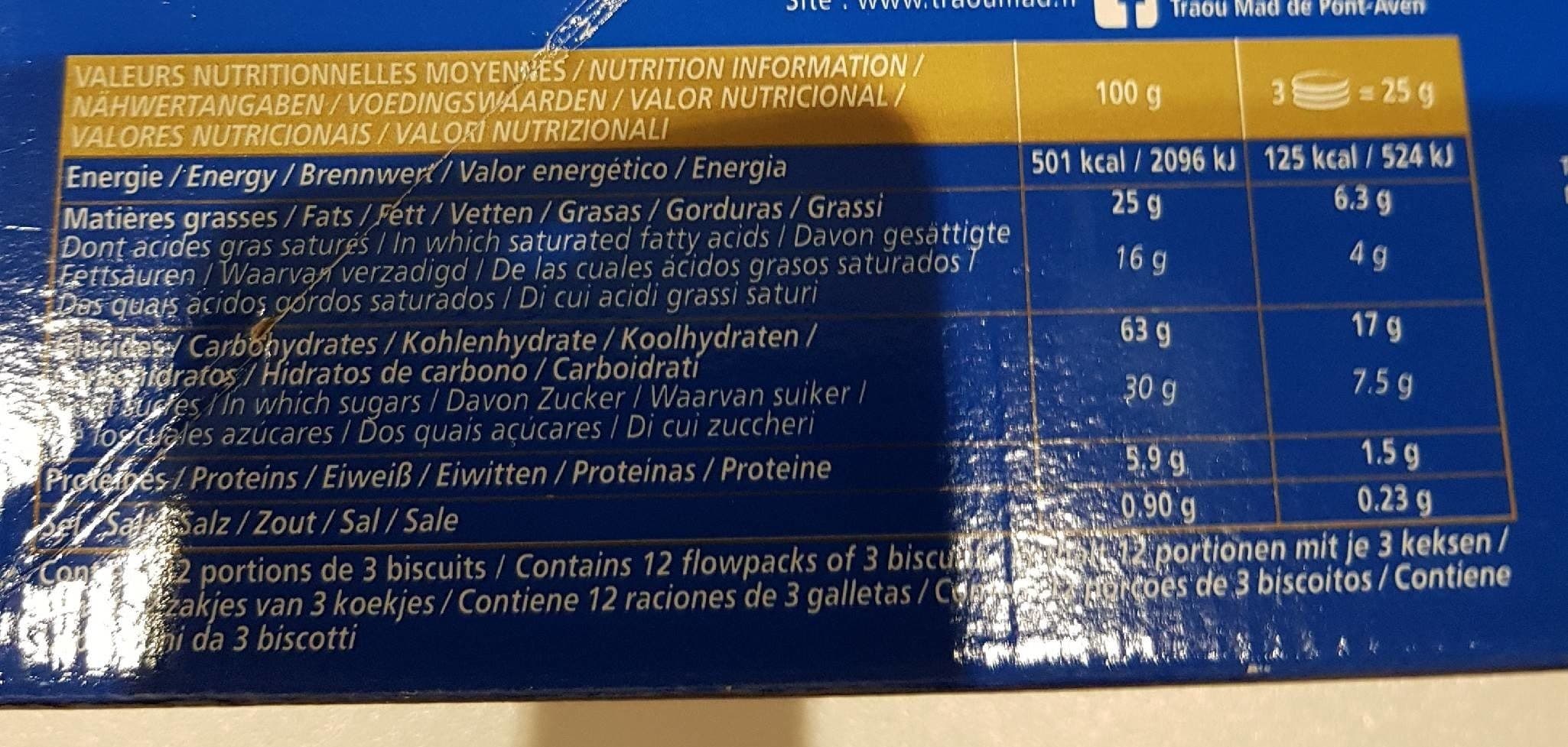Traou Mad Galettes de Pont-Aven packshot