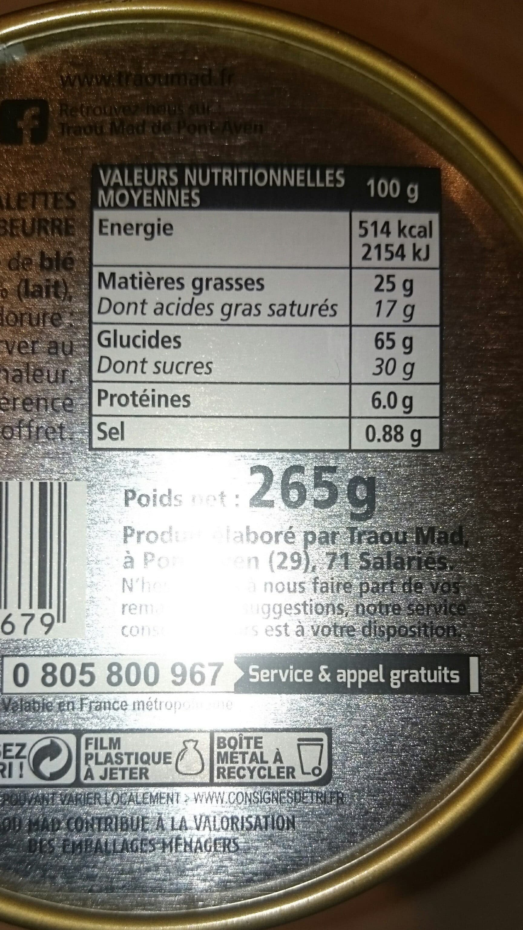 Traou Mad Galettes de Pont-Aven packshot