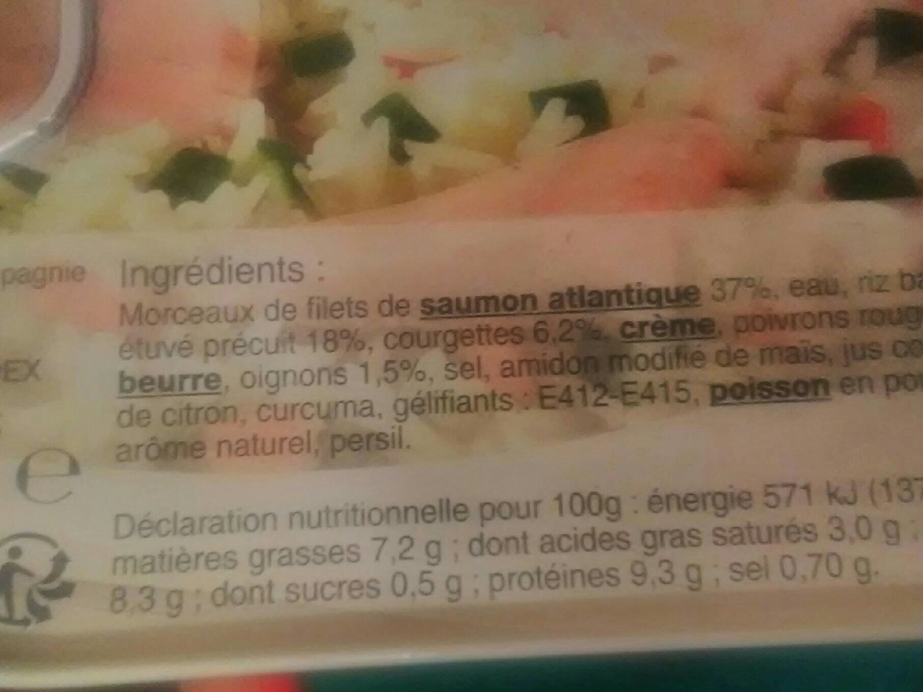 Penny Saumon riz legumes packshot