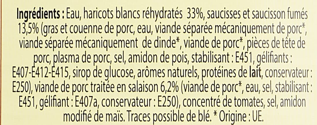 Carrefour Cassoulet packshot