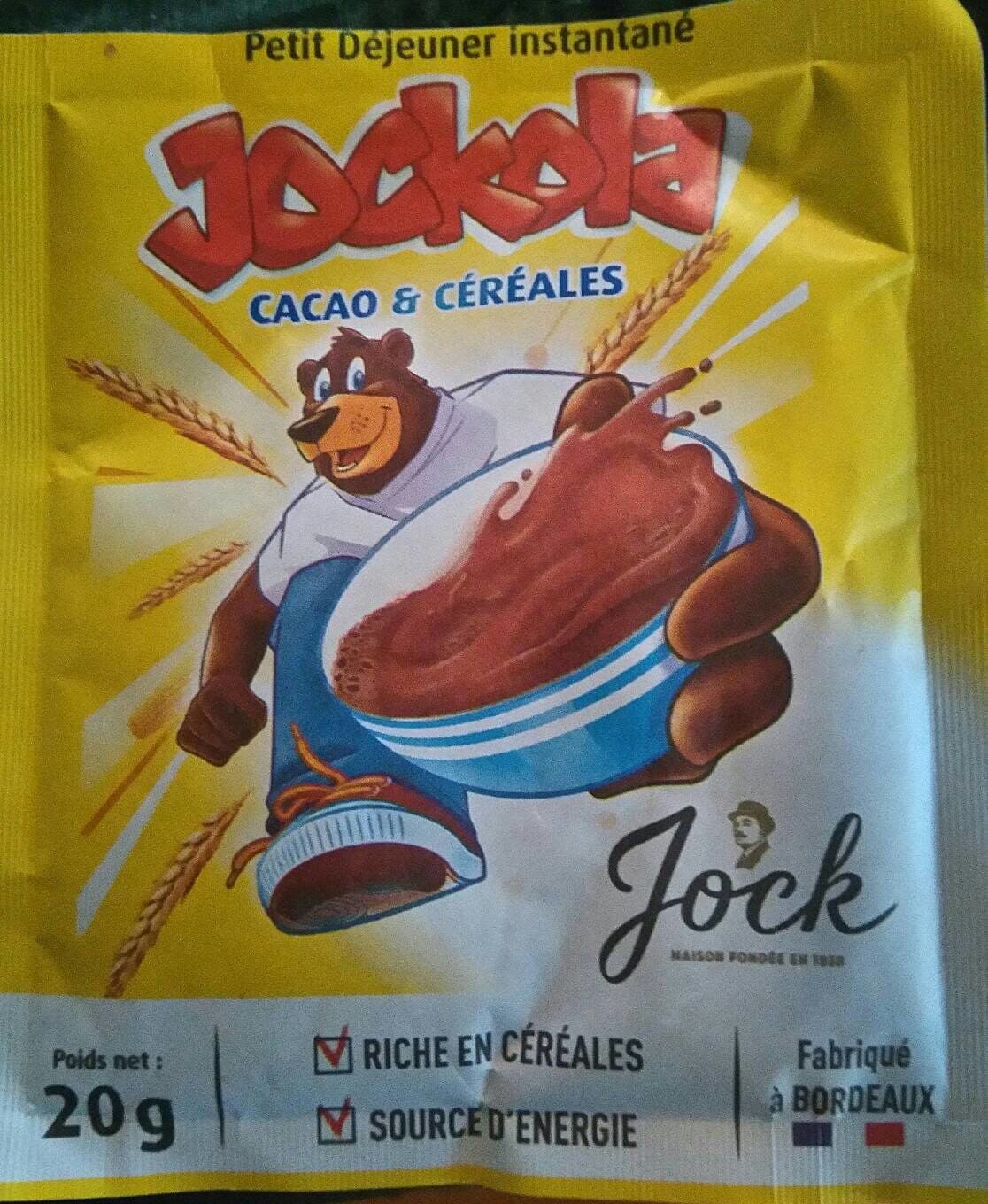 Jock Jockola - cacao & céréales packshot
