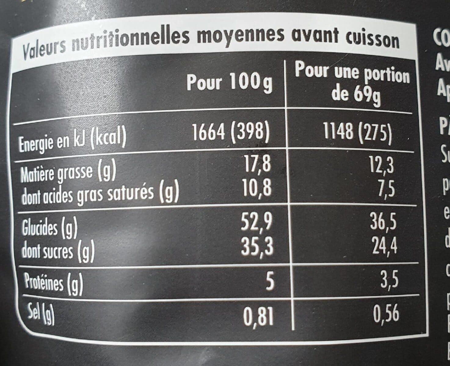 Jock Gâteau au chocolat avec des pépites packshot