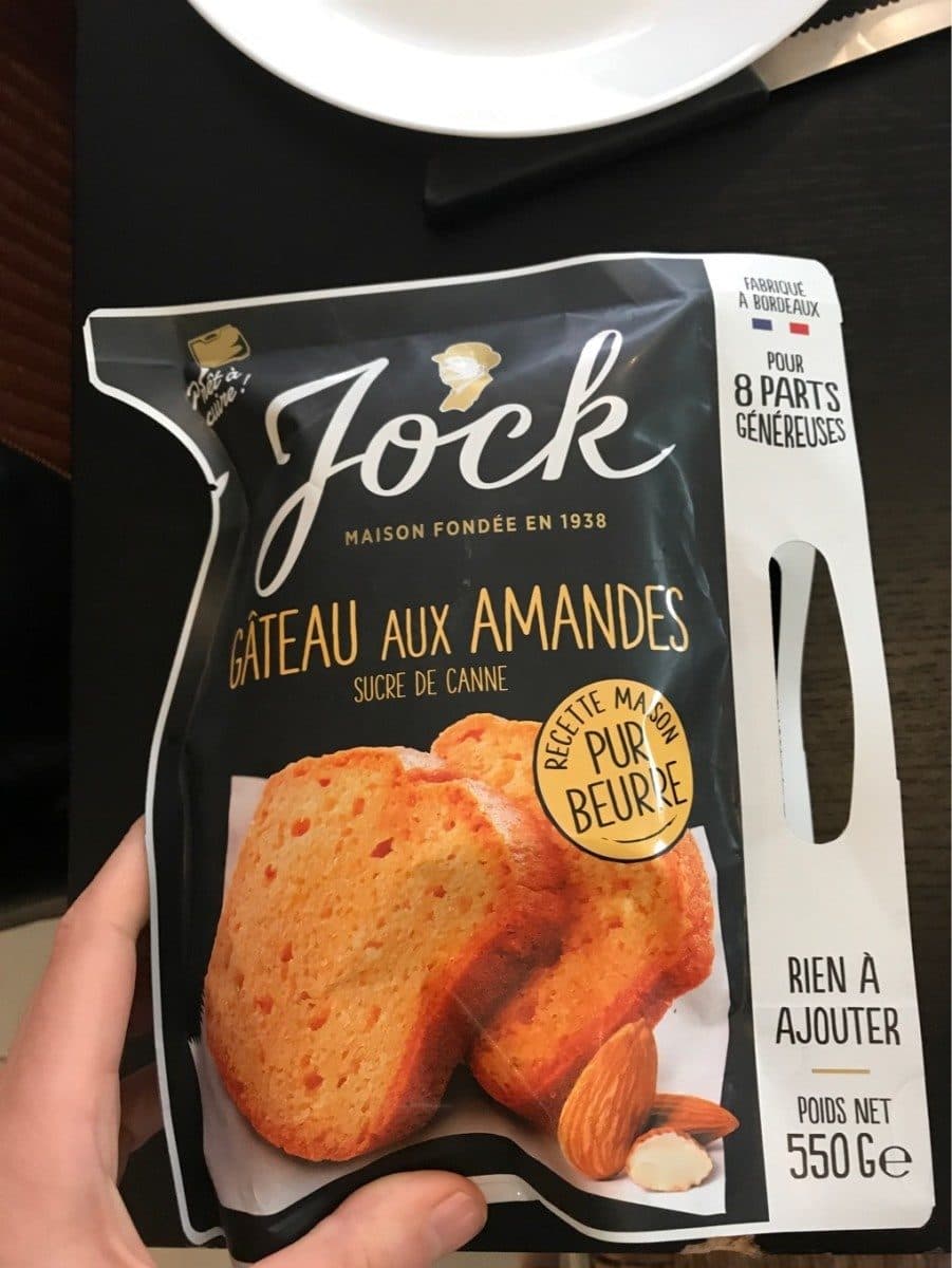 Open Food Facts Gâteau aux amandes packshot