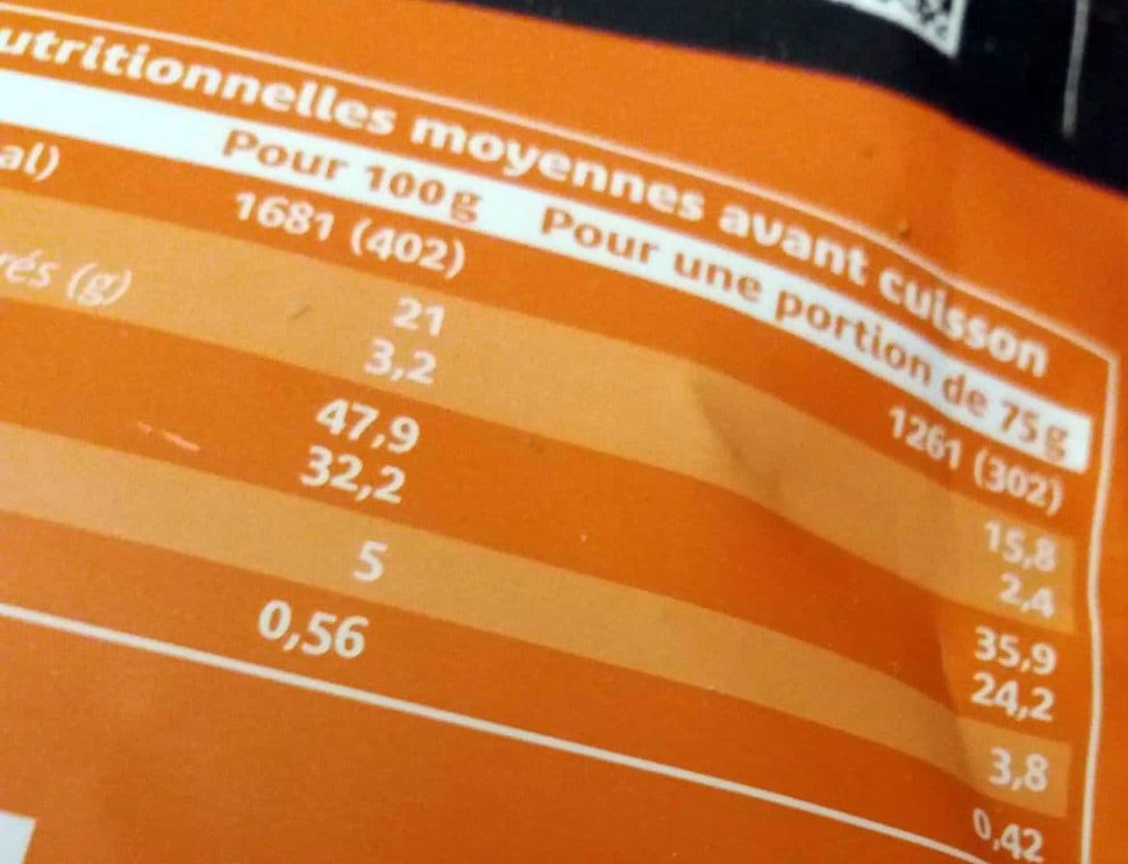 Open Food Facts 3107400021158 packshot