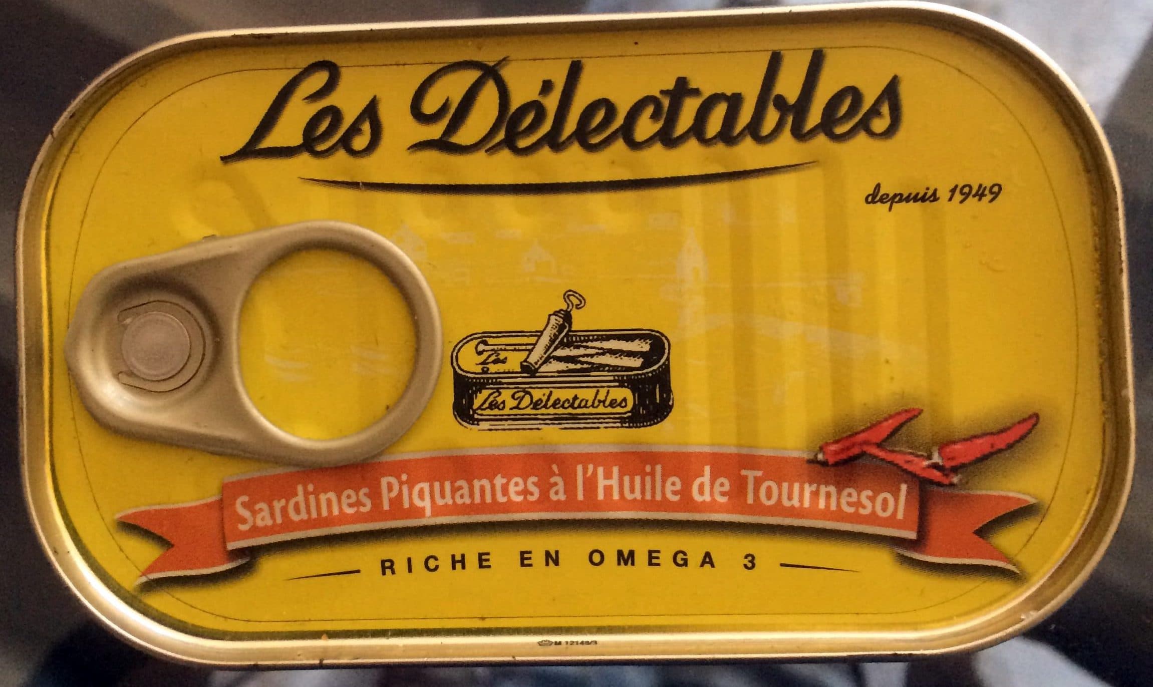 Les délectables Sardines Piquantes à l'huile de Tournesol packshot