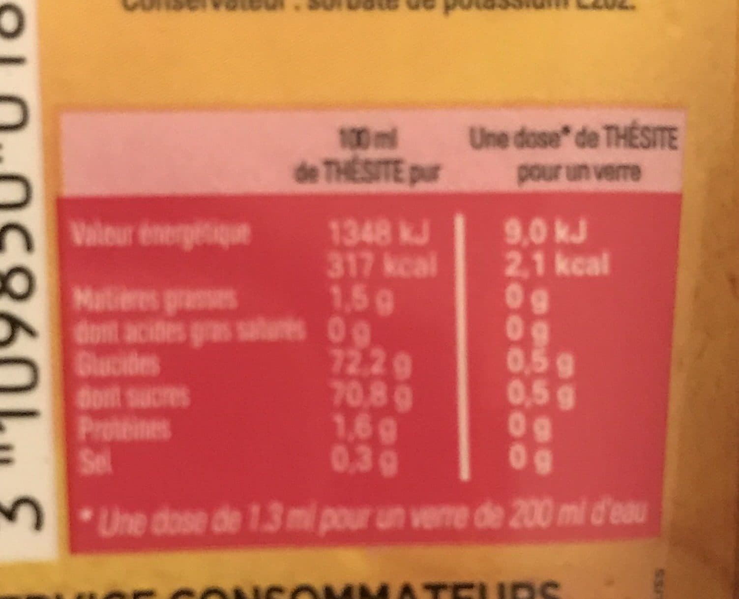 Antésite Thésite Concentré Thé Framboise packshot