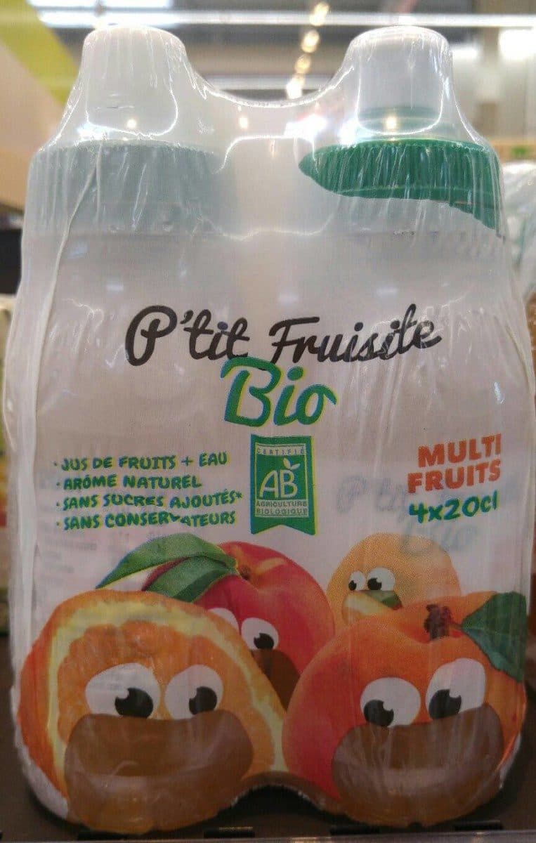 Open Food Facts P'tit Fruisite Bio - Multi fruits packshot