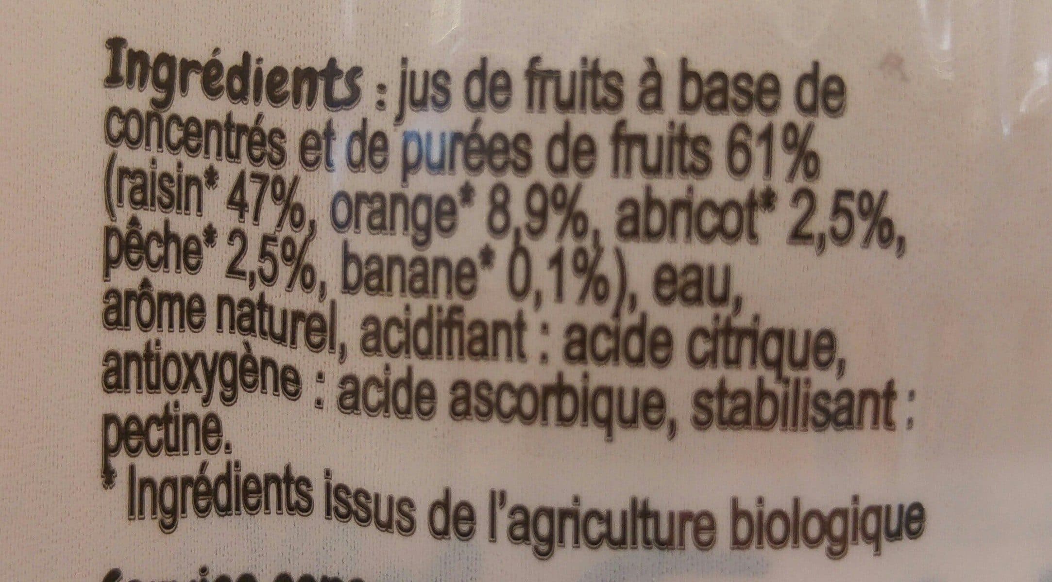 Open Food Facts P'tit Fruisite Bio - Multi fruits packshot