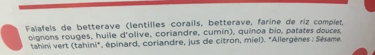 Open Food Facts Plat Chaud Falafel Patate Quino packshot