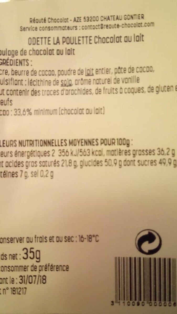 Open Food Facts Odette la poulette packshot