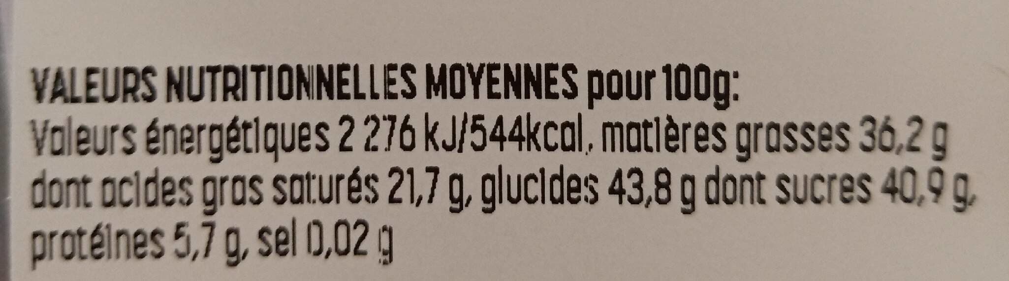 Open Food Facts Odette la poulette chocolat noir packshot