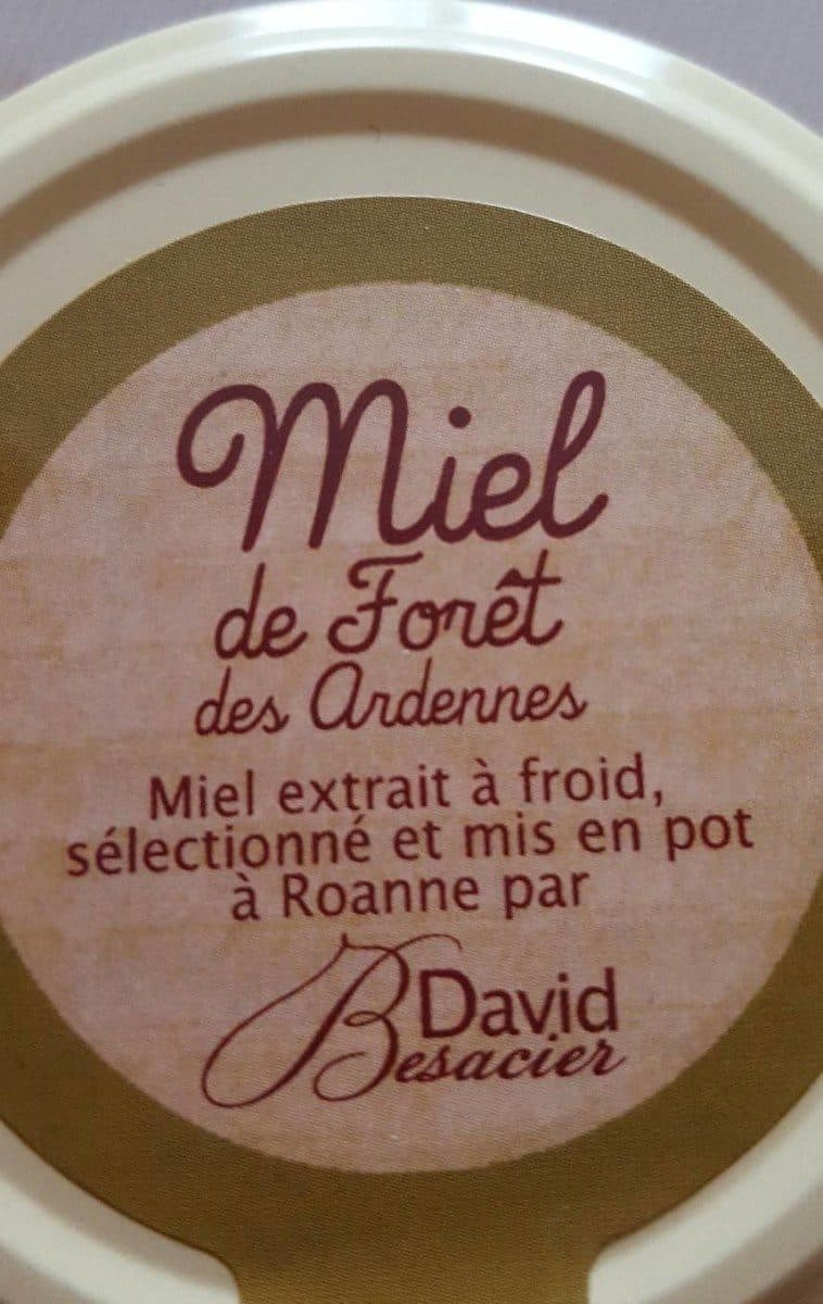 Miel Besacier Miel de forêt des Ardennes packshot