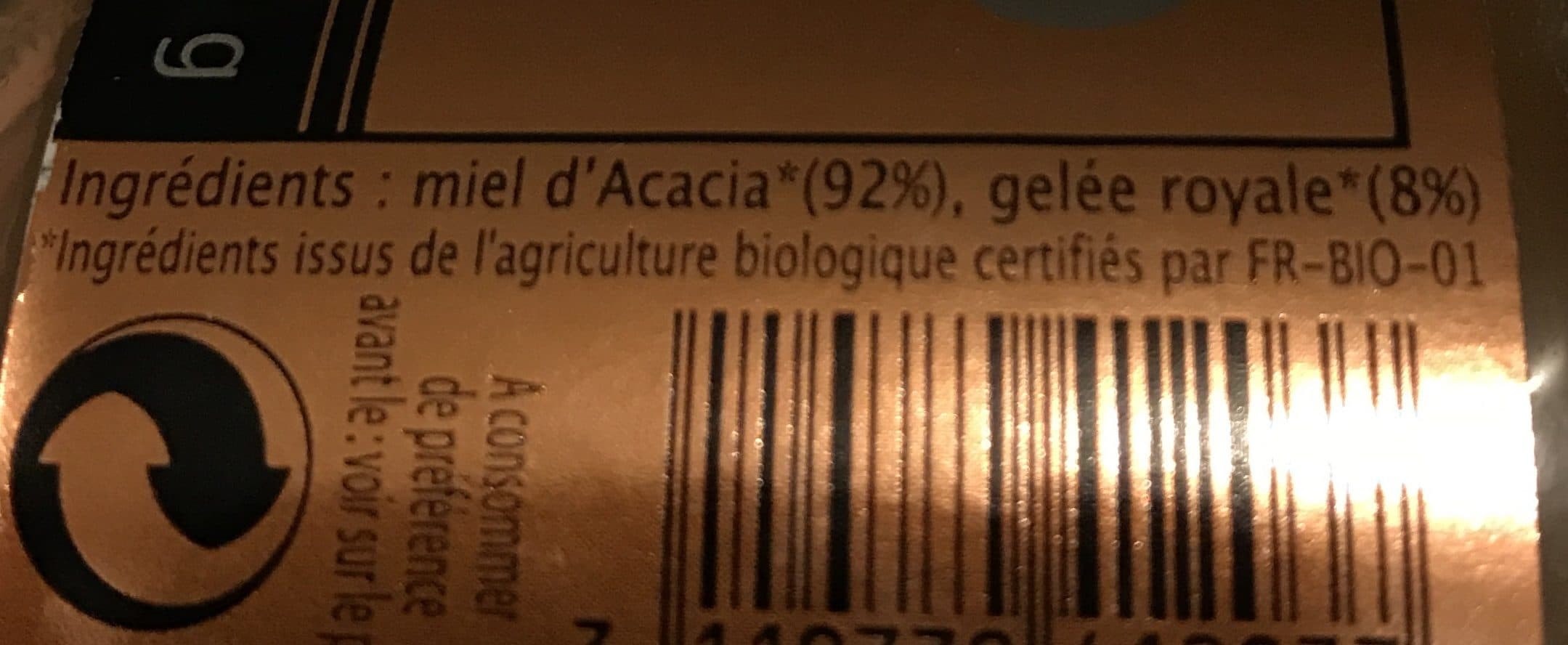 Besacier Miel d'Acquis et Gelée Royale Bio packshot